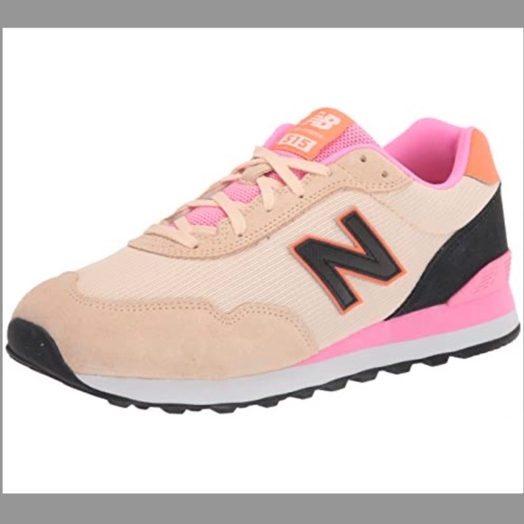 New Balance Women's Pink and Black Sneakers - Picture 1 of 9